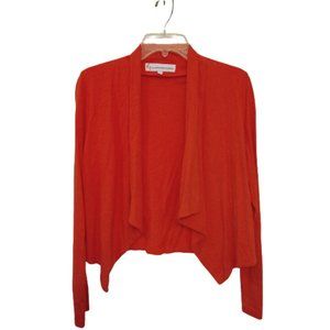 Women's Giuliana Rancic Orange Cardigan Top